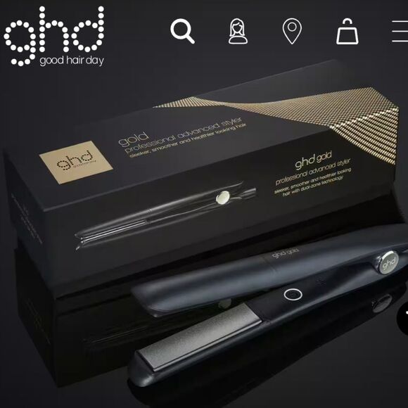 GHD GOLD® STYLER - 1" FLAT IRON IN BLACK - Picture 1 of 3